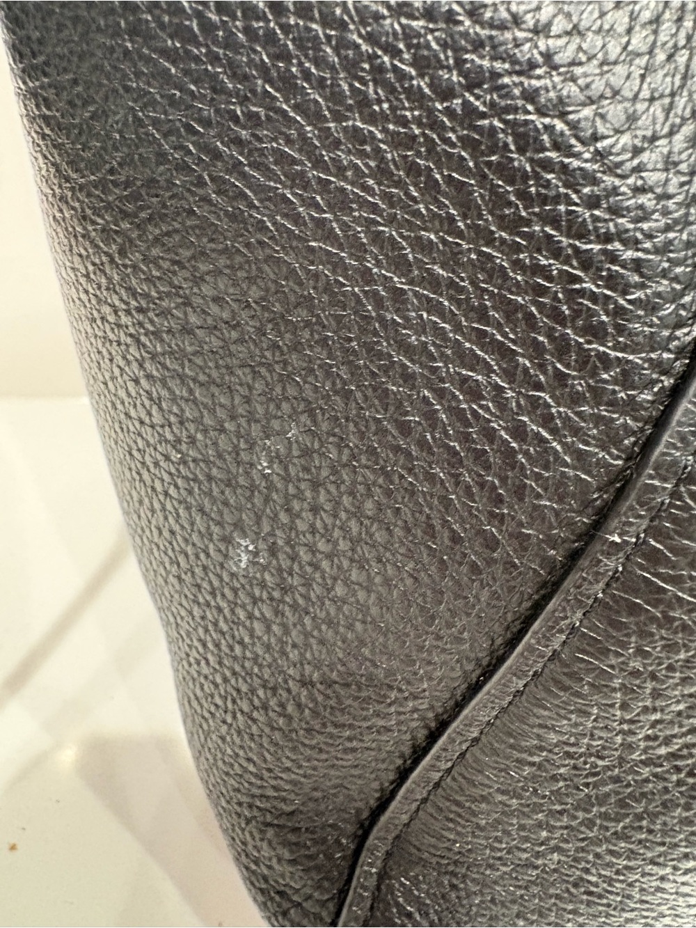 Coach Black Leather Satchel Bag with Gold Hardware - Picture 9 of 10